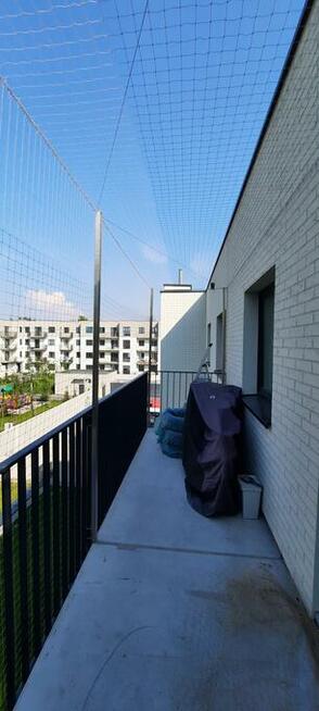 Siatka na balkon okno taras, na gołębie, dla kota