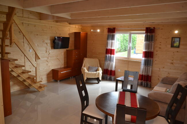 Domki Pionat Ryn Rybical Mazury jezioro noclegi wakacje