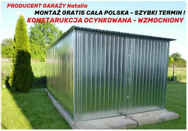 Garaż 3x5 1 gat PROMOCJA Cała Polska MEGA SZYBKI TERMIN raty