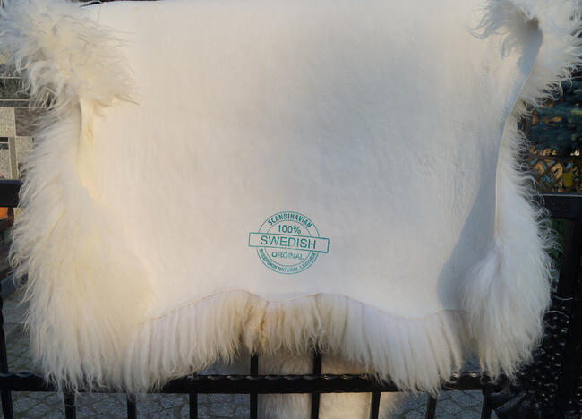 100% Original Swedish Sheepskins, natural carpet
