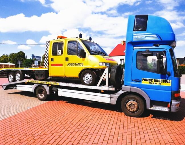 Pomoc Drogowa 24h/7, Holowanie, Autolaweta, Sztywny Hol