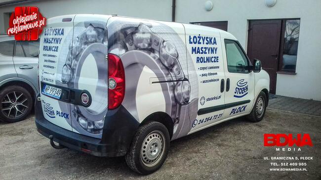 Oklejanie pojazdów, drukarnia Płock