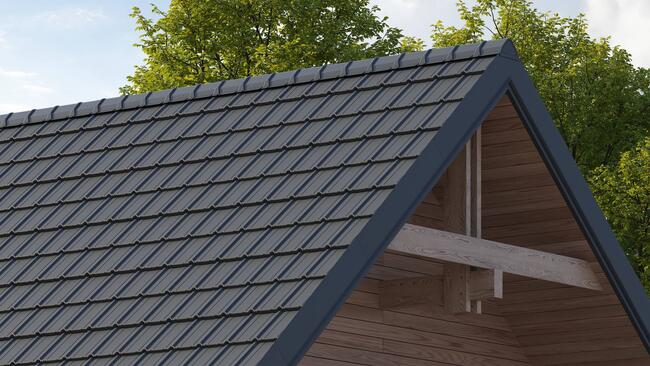 Szwedzka płaska blachodachówka modułowa COMO BUDMAT