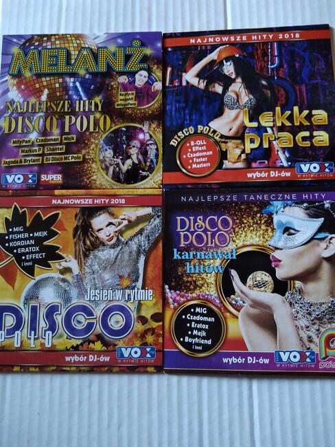 Muzyka disco polo na płytkach CD