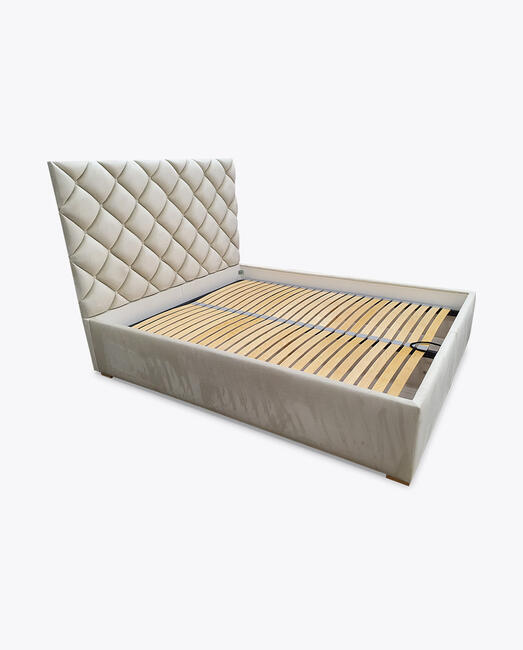 Łóżko sypialniane ZOYA z guziczkami tapicerowanymi 160×200