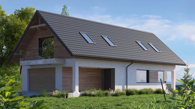 Szwedzka płaska blachodachówka modułowa COMO BUDMAT