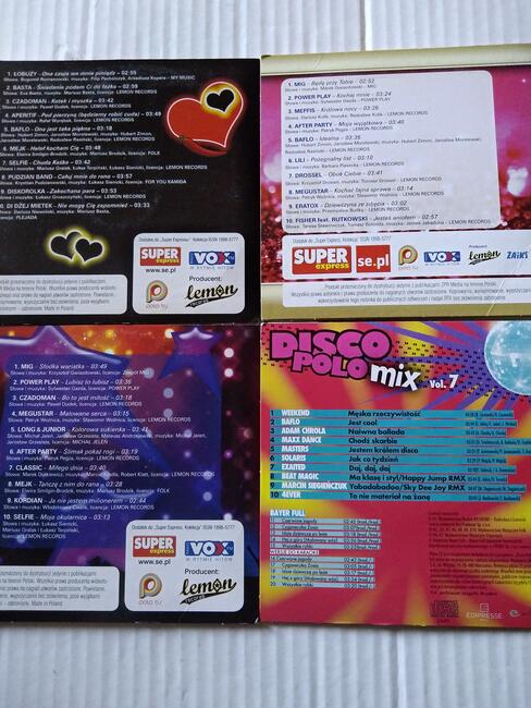 Muzyka disco polo na płytkach CD
