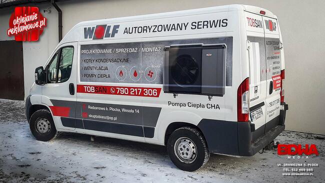 Oklejanie pojazdów, drukarnia Płock