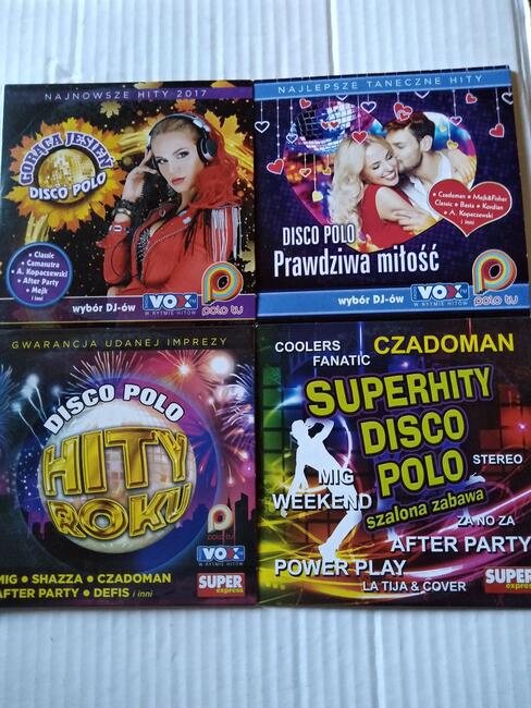 Muzyka disco polo na płytkach CD
