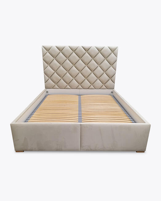 Łóżko sypialniane ZOYA z guziczkami tapicerowanymi 160×200