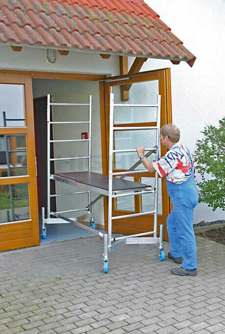 Wynajmę Rusztowanie Krause 3m lekkie aluminiowe z kółkami