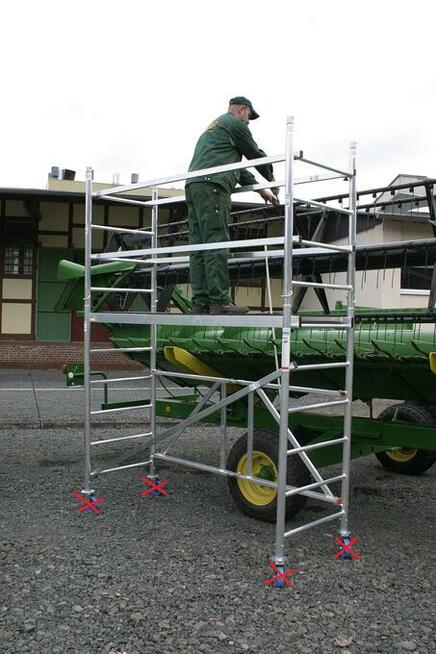 Wynajmę lekkie RUSZTOWANIE aluminiowe idealne do remontu