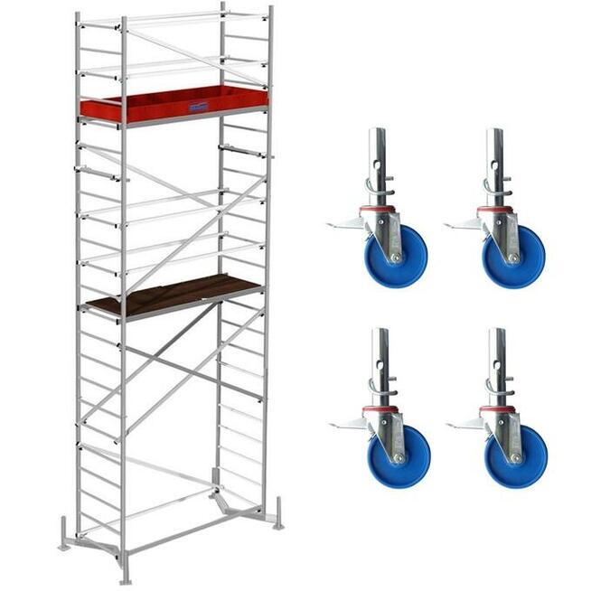 Wynajmę LEKKIE mobilne Rusztowanie aluminiowe remont ogród