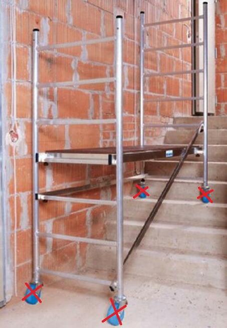 Wynajmę lekkie RUSZTOWANIE aluminiowe idealne do remontu