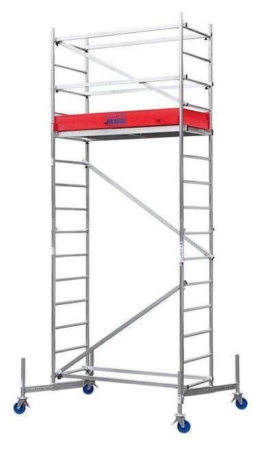 Wynajmę Rusztowanie Climtec 5m lekkie aluminiowe z kółkami