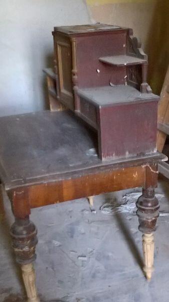 Biurko, sekretarz, do renowacji