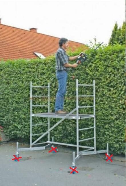 Wynajmę lekkie RUSZTOWANIE aluminiowe idealne do remontu