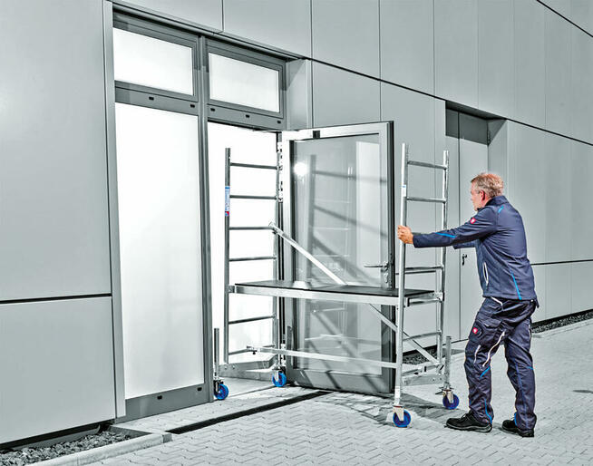 Wynajmę Rusztowanie Krause 3m lekkie aluminiowe z kółkami