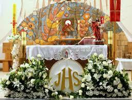 Hostia dekoracja Pierwsza Komunia ołtarz Boże Ciało