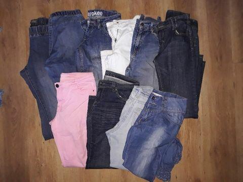 spodnie jeans-materiał hurt-S/L-30szt