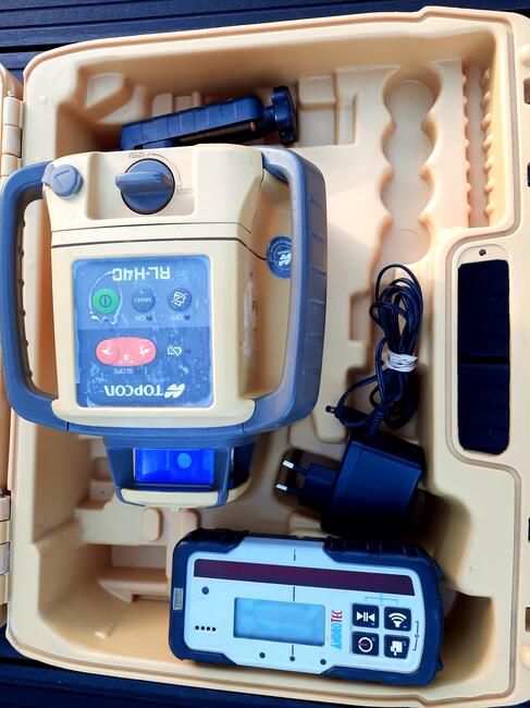 TOPCON NIWELATOR LASEROWY RL-H4C detektor zestaw Faktura VAT