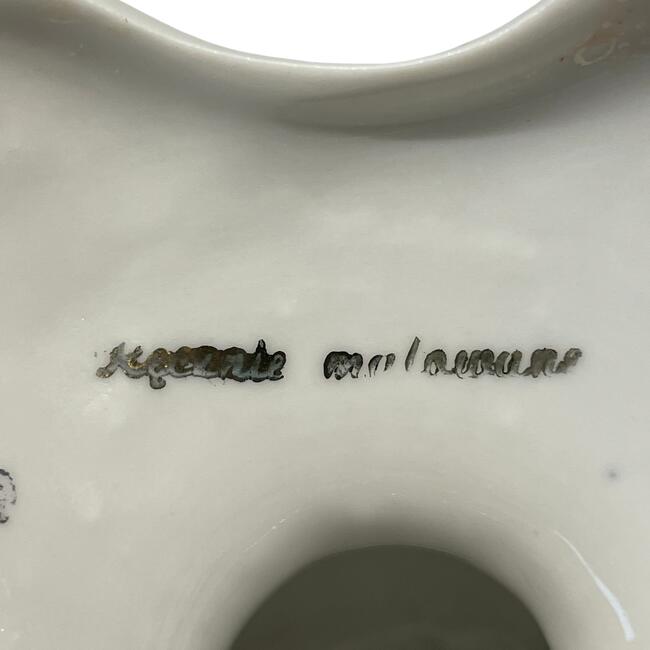 Porcelanowy świecznik Ćmielów