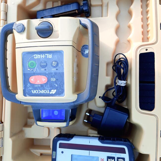 TOPCON NIWELATOR LASEROWY RL-H4C detektor zestaw Faktura VAT