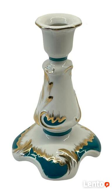Porcelanowy świecznik Ćmielów