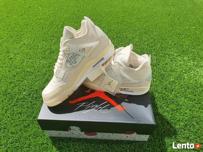 Nike Air Jordan 4 Retro złamana biel z przyjęciem Nike 41