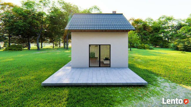 Projekt domu ZG9l - na zgłoszenie (bez pozwolenia)