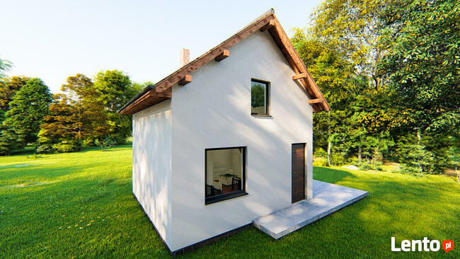 Projekt domu ZG9l - na zgłoszenie (bez pozwolenia)