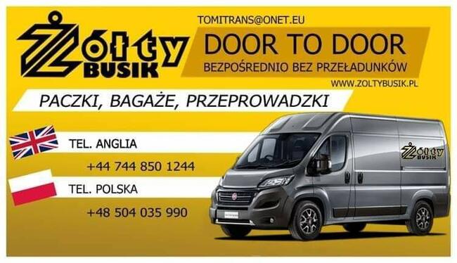 LUBLIN-LONDYN, paczki, przesyłki, bagaże