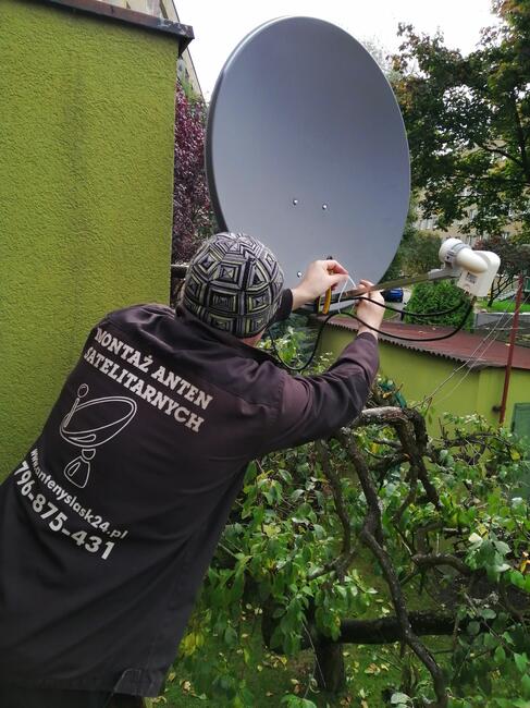 Montaż anten satnten satelitarnych naziemnych dvb-t