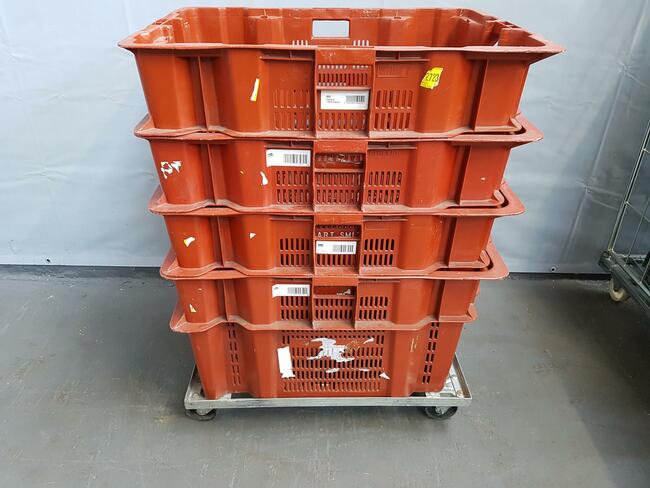 POJEMNIK skrzynka kuweta magazynowy transportowy-DUŻY-80x60x