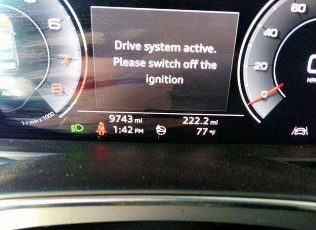 Audi A6 2020, 2.0L, 4x4, po kradzieży