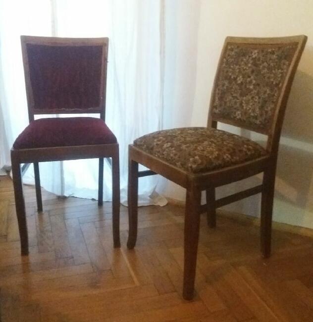 Krzesła przedwojenne Różne tapicerki Do wyboru