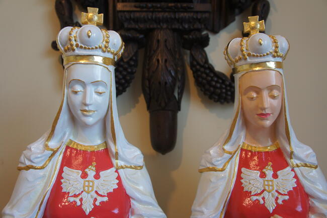 Figurka Matka Boża Królowa Polski. Matka Boska Licheńska