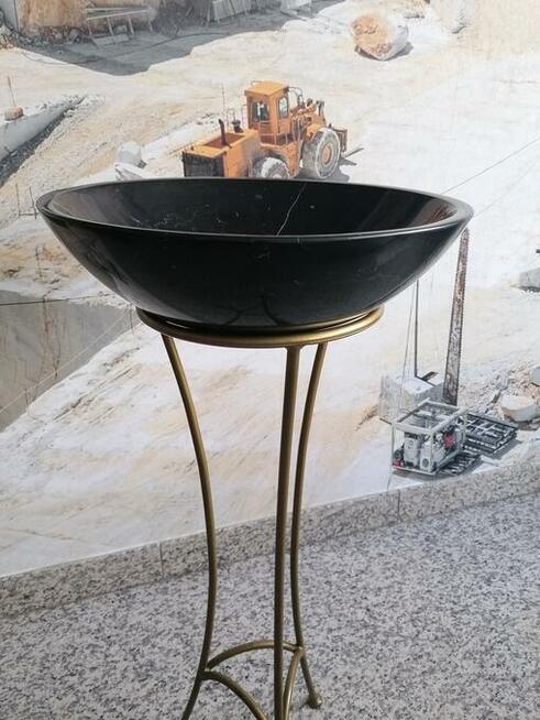 Umywalka marmurowa NERO MARQUINA