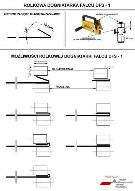 Rolkowa dogniatarka felcu Sorex DFS-1