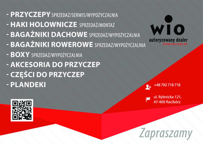 Lawety, przyczepka samochodowa, hurt części do przyczep Żory
