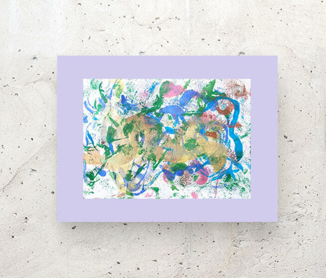 kolorowa abstrakcja na ścianę