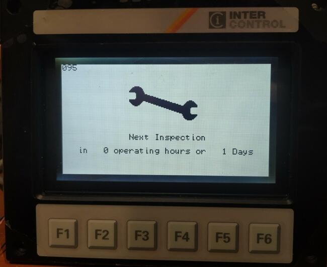 Wumag Palfinger wyświetlacz IFM INTERCONTROL 4885.80.002