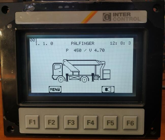 Wumag Palfinger wyświetlacz IFM INTERCONTROL 4885.80.002