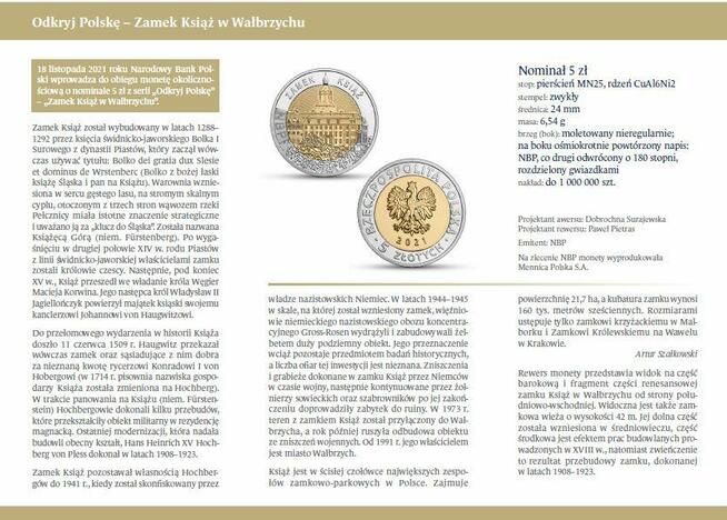 Odkryj Polskę - Zamek Książ w Wałbrzychu+Broszura