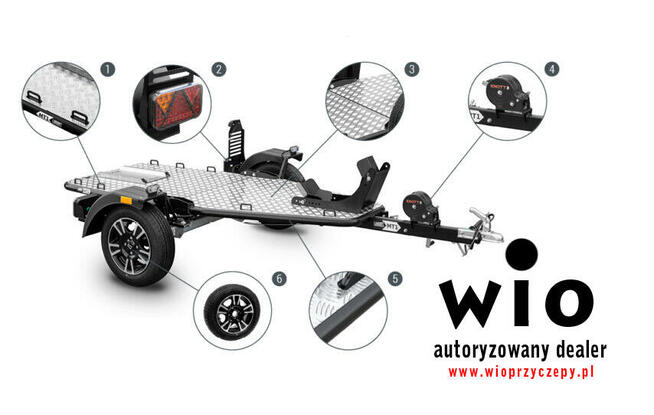 Lawety, przyczepka samochodowa, hurt części do przyczep Żory