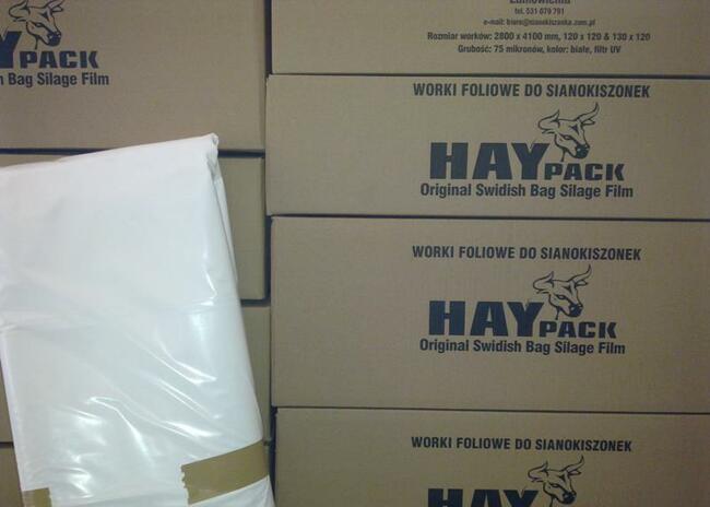 Kaptury na palety ,worki ,wkłady foliowe do kukurydzy