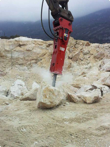 Młot hydrauliczny SOCOMEC DMS 210 (Monoblok)