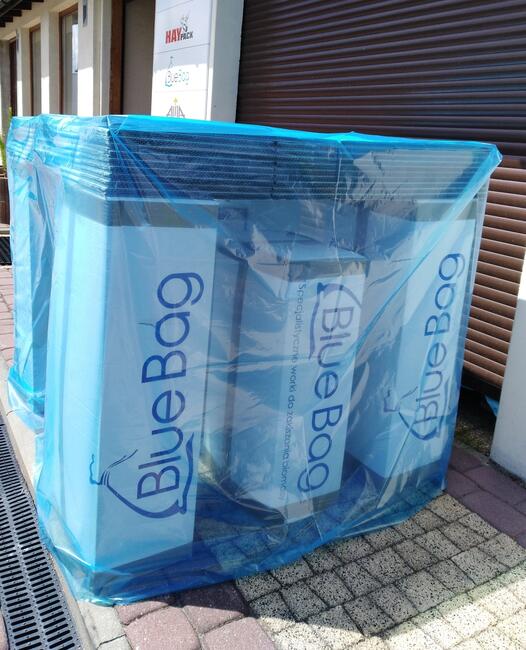 Kaptury na palety ,worki ,wkłady foliowe do kukurydzy