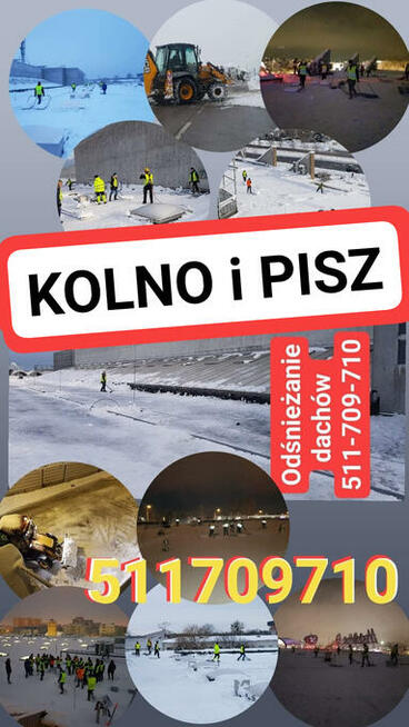 ŁOMŻA odśnieżanie dachu , dachów wielkopowierzchniowych