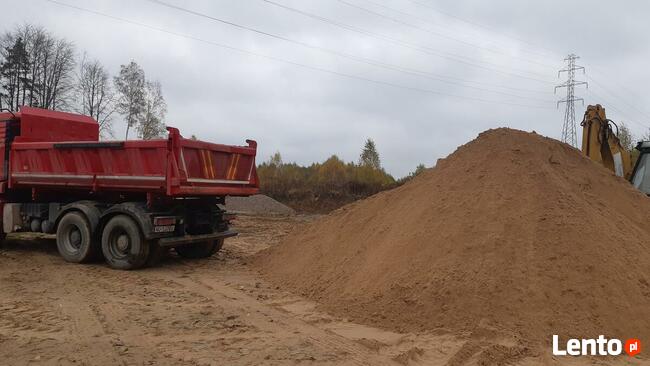 roboty ziemne, wykopy, równanie terenu, koparka, transport